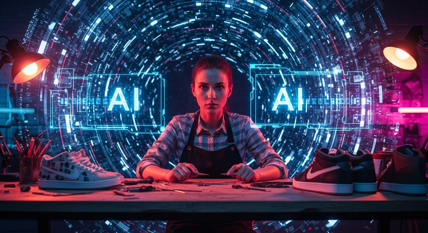 An entrepreneur taming AI chaos to protect her brand image.