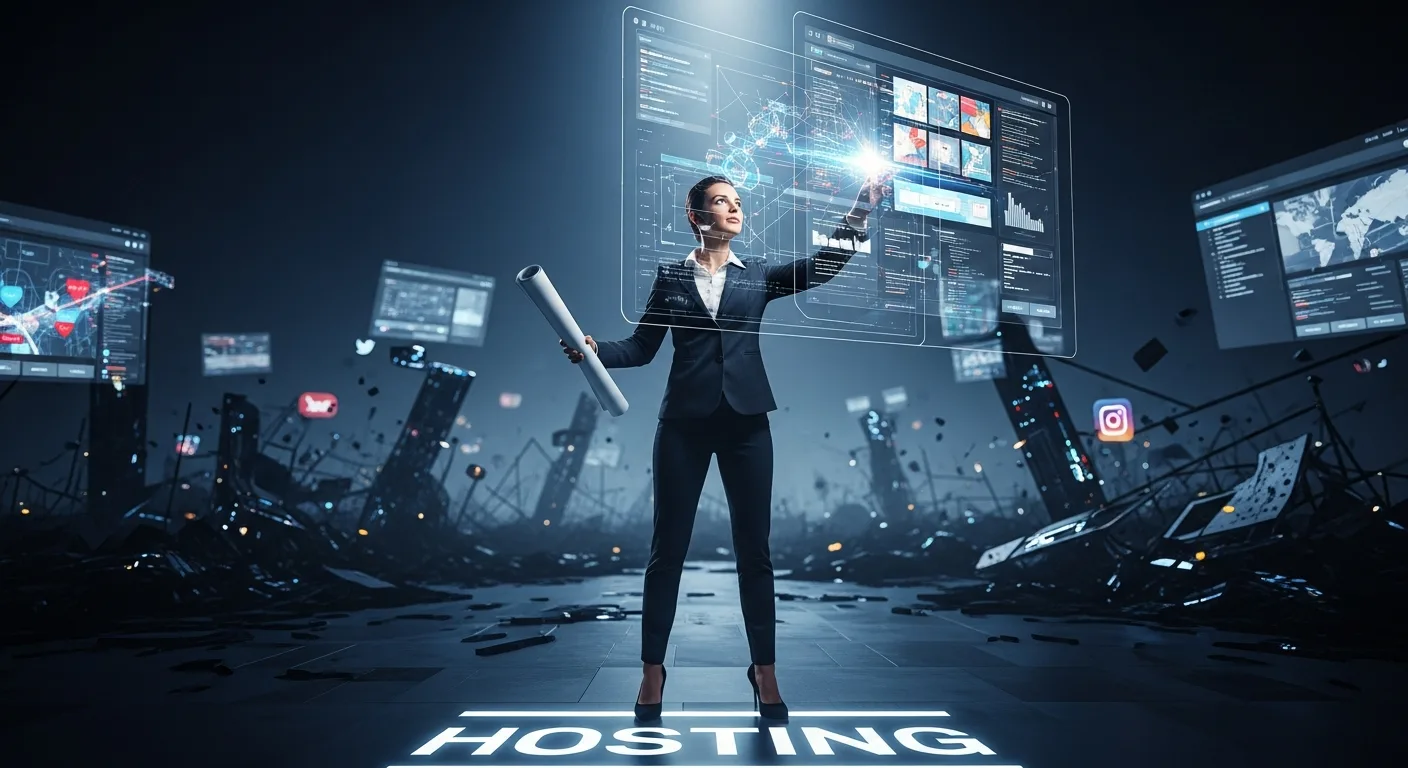 A determined entrepreneur builds her online empire on a solid foundation of web hosting.