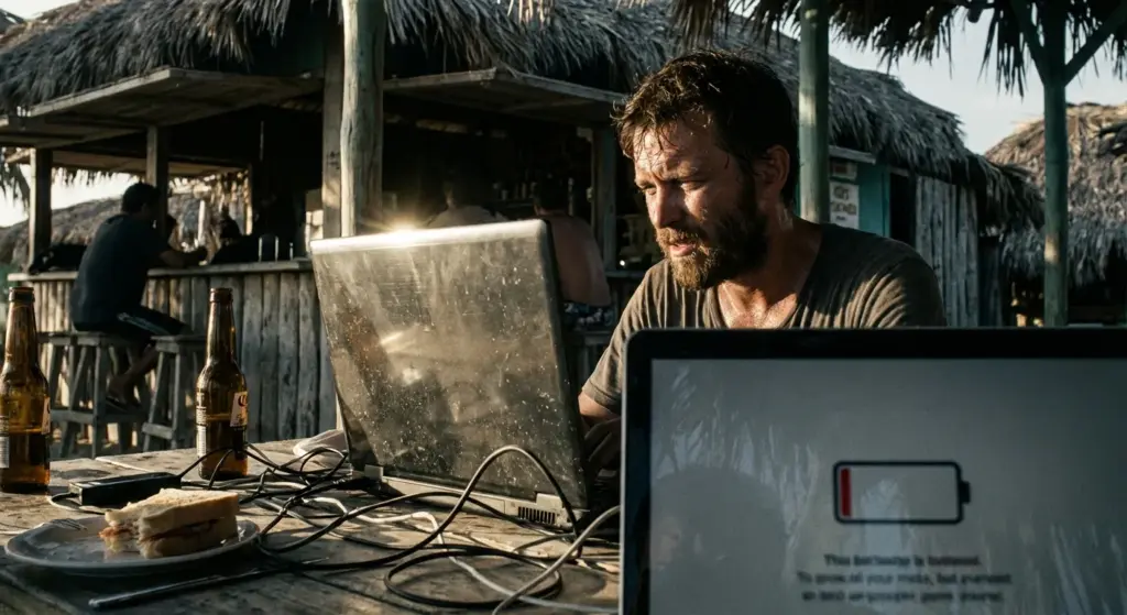 Digital Nomad Stress Hero